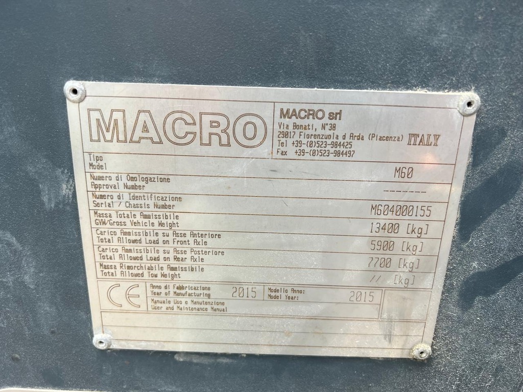 Macro M60 2019 Cleaning Machine City Sweeper