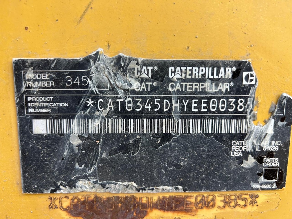 CAT 345d 2009