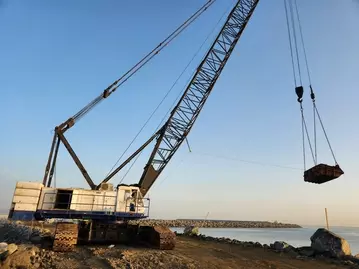 Used Crawler Crane 150t Kobelco 7150 1999
